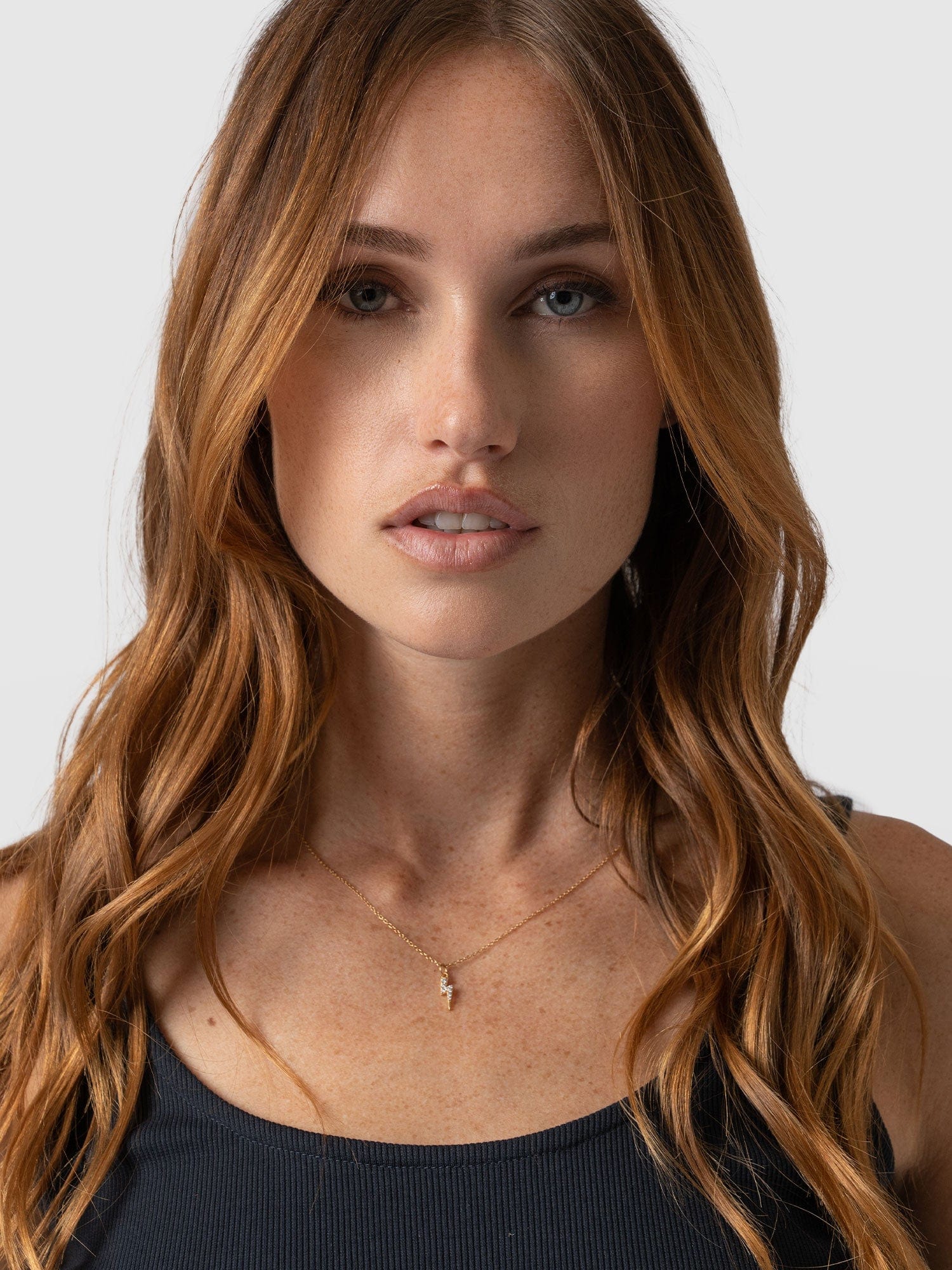 Astral Lightning Charm Necklace Gold - Women's Jewellery | Saint + Sofia® USA