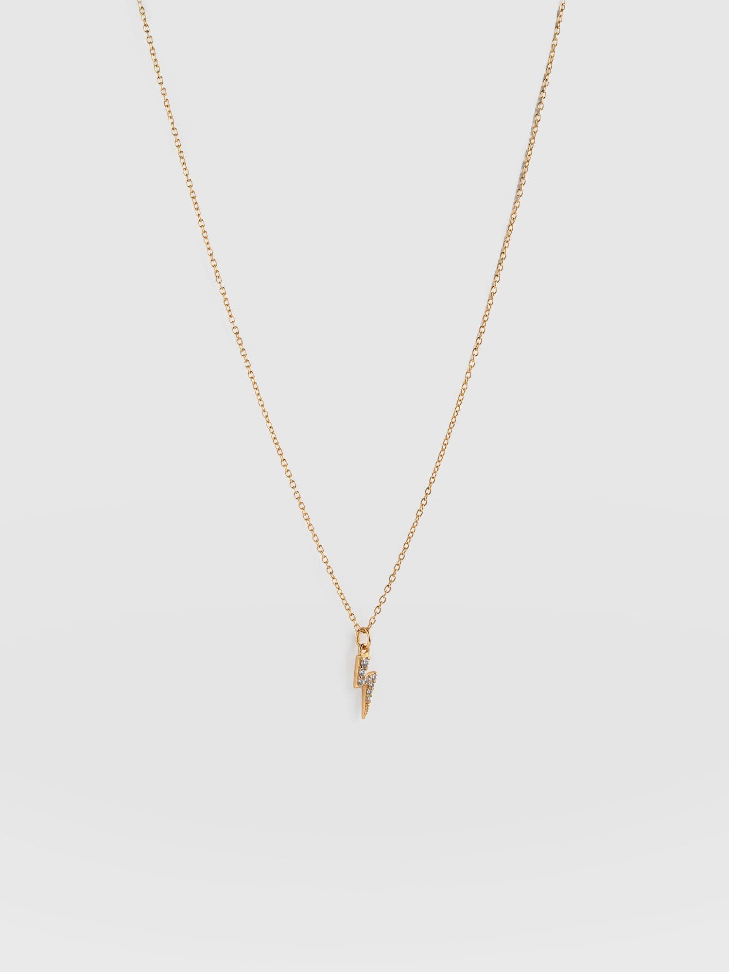 Astral Lightning Charm Necklace Gold - Women's Jewellery | Saint + Sofia® USA