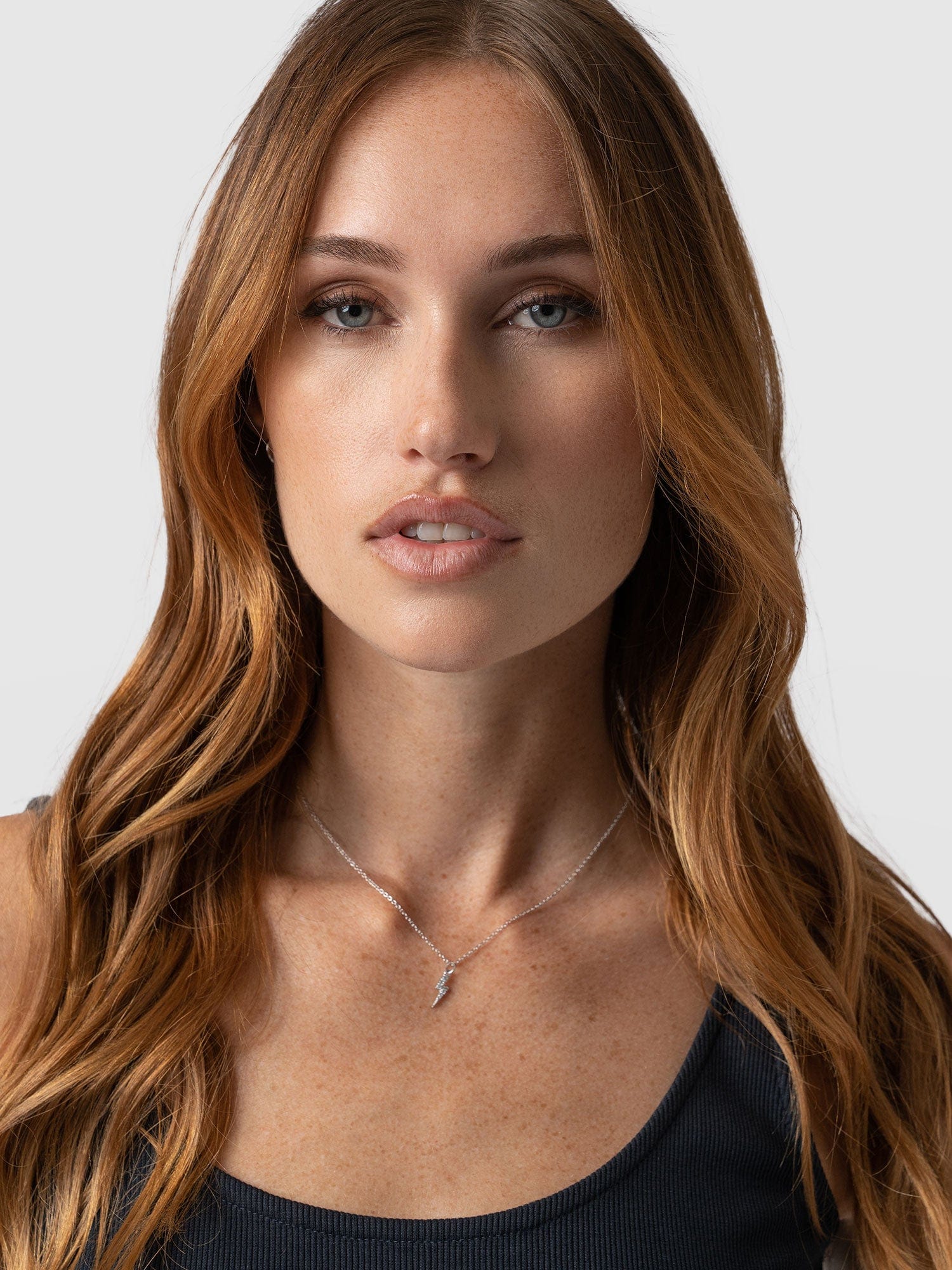 Astral Lightning Charm Necklace Silver - Women's Jewellery | Saint + Sofia® USA