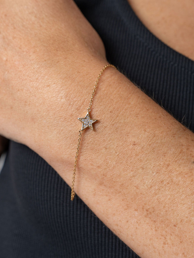 Astral Star Bracelet Gold - Women's Jewellery | Saint + Sofia® USA