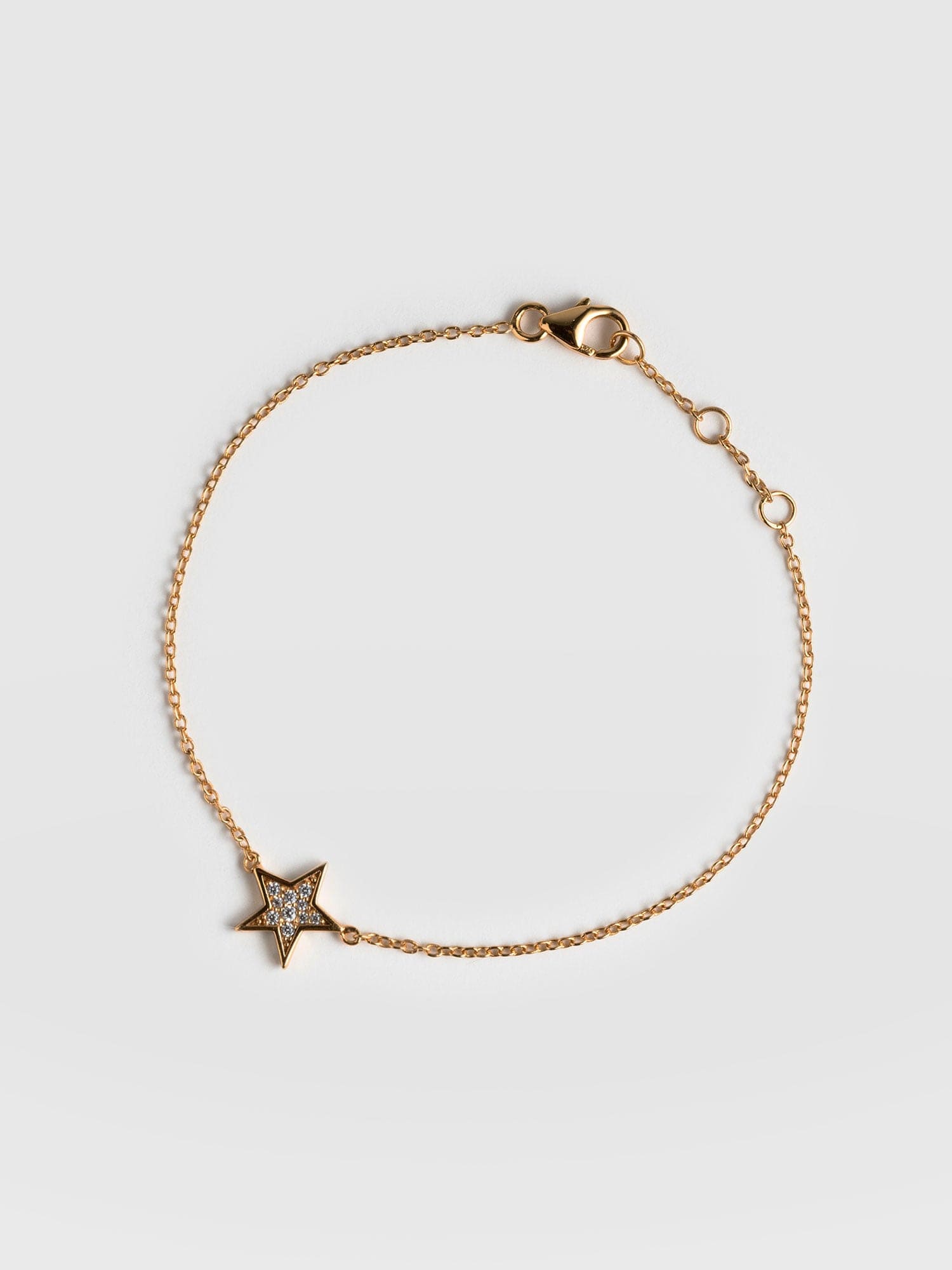 18ct Gold Plated Star Bracelet – Swanky Crafts