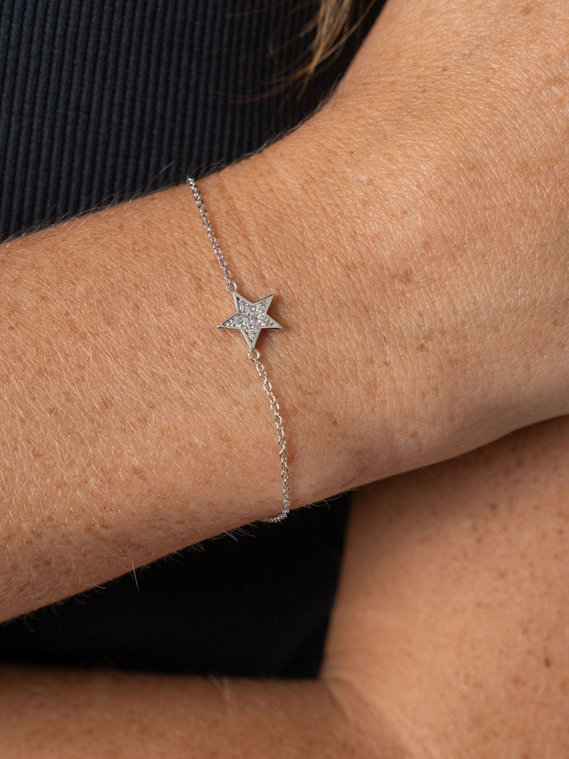 Astral Star Bracelet Silver - Women's Jewellery | Saint + Sofia® USA