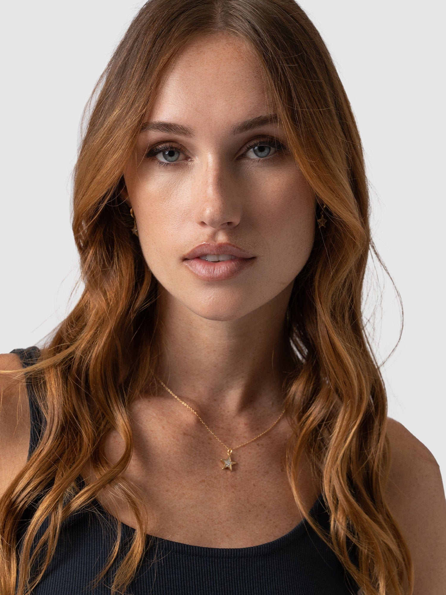 Astral Star Necklace Gold - Women's Jewellery | Saint + Sofia® USA