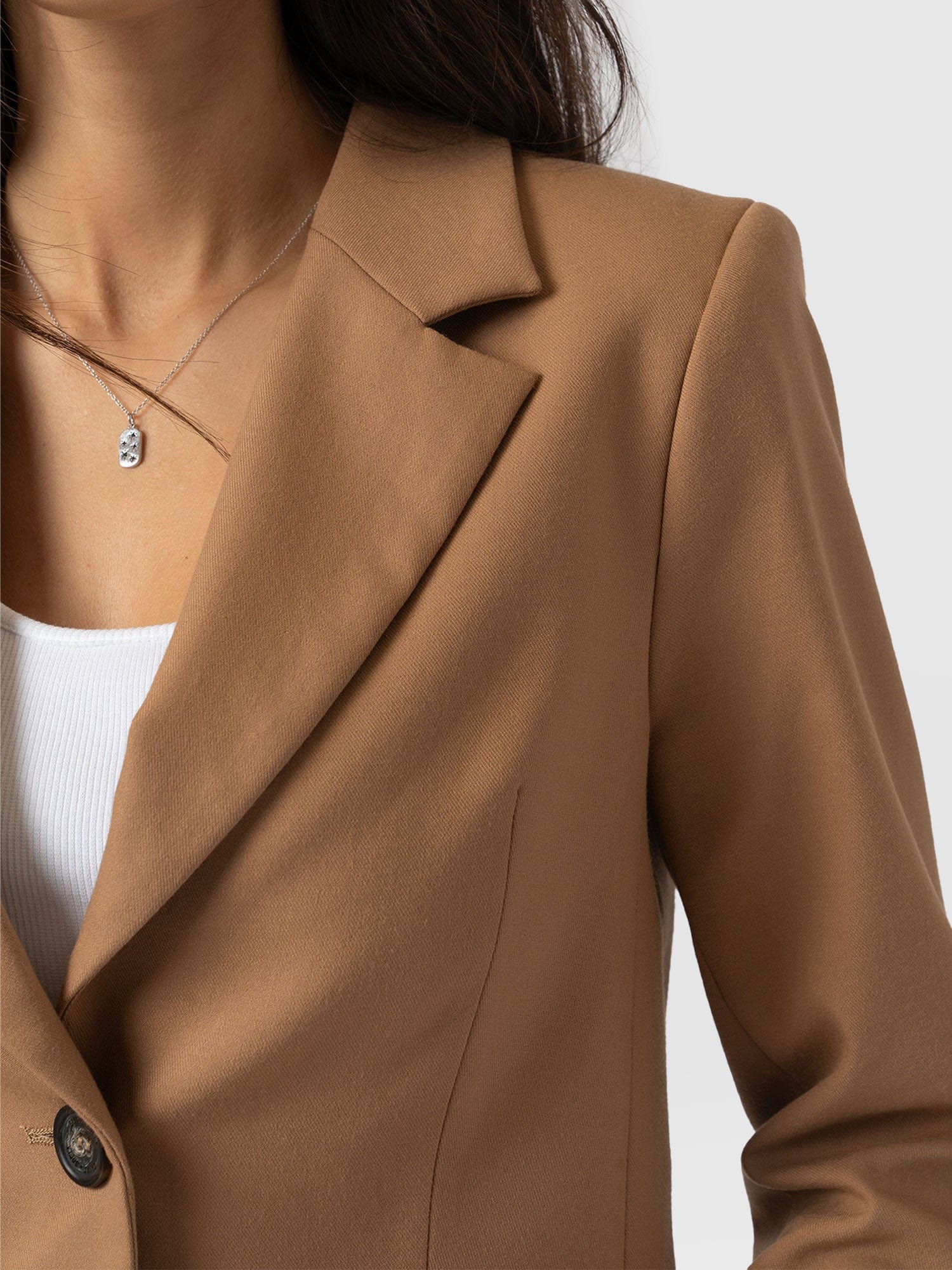 Astrid Crop Blazer Camel - Women's Blazers | Saint + Sofia® US