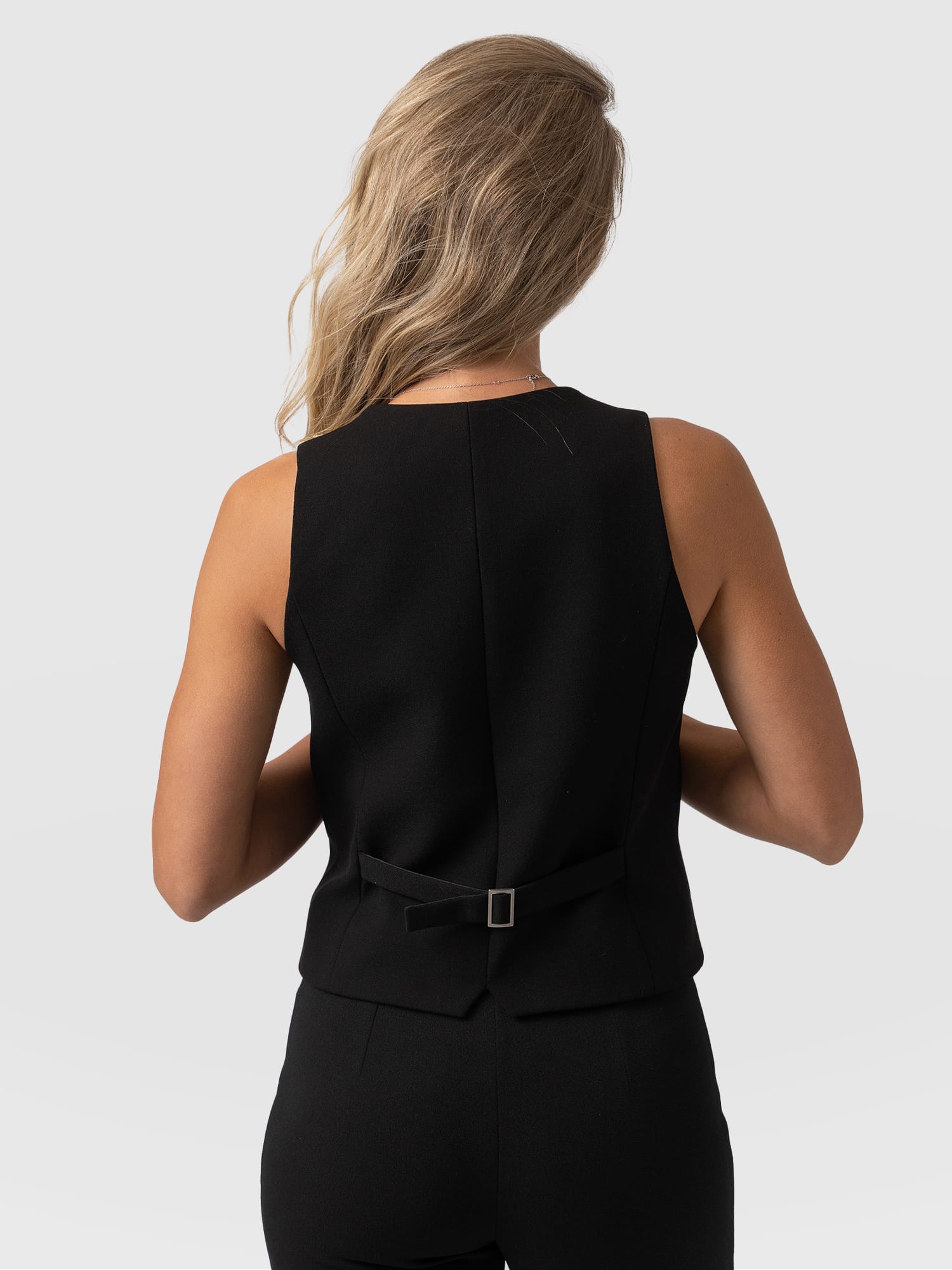 Astrid Vest Black - Women's Blazers | Saint + Sofia® USA