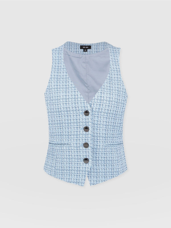 Astrid Waistcoat - Pale Blue