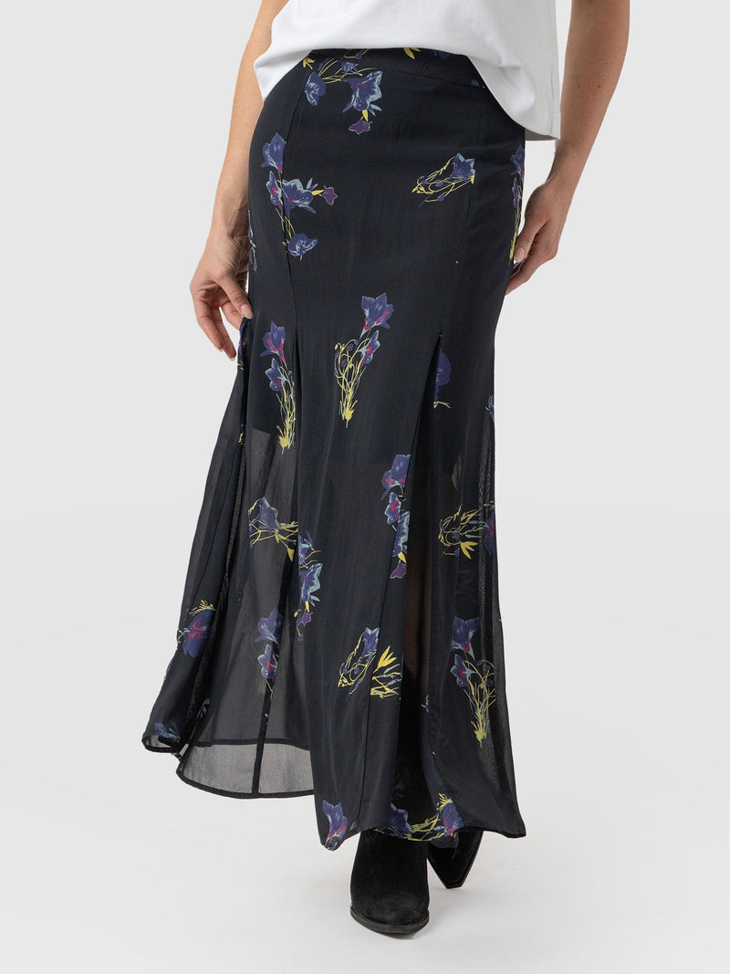 Audrey Skirt Blue Lily Gardens - Women's Skirts | Saint + Sofia® US