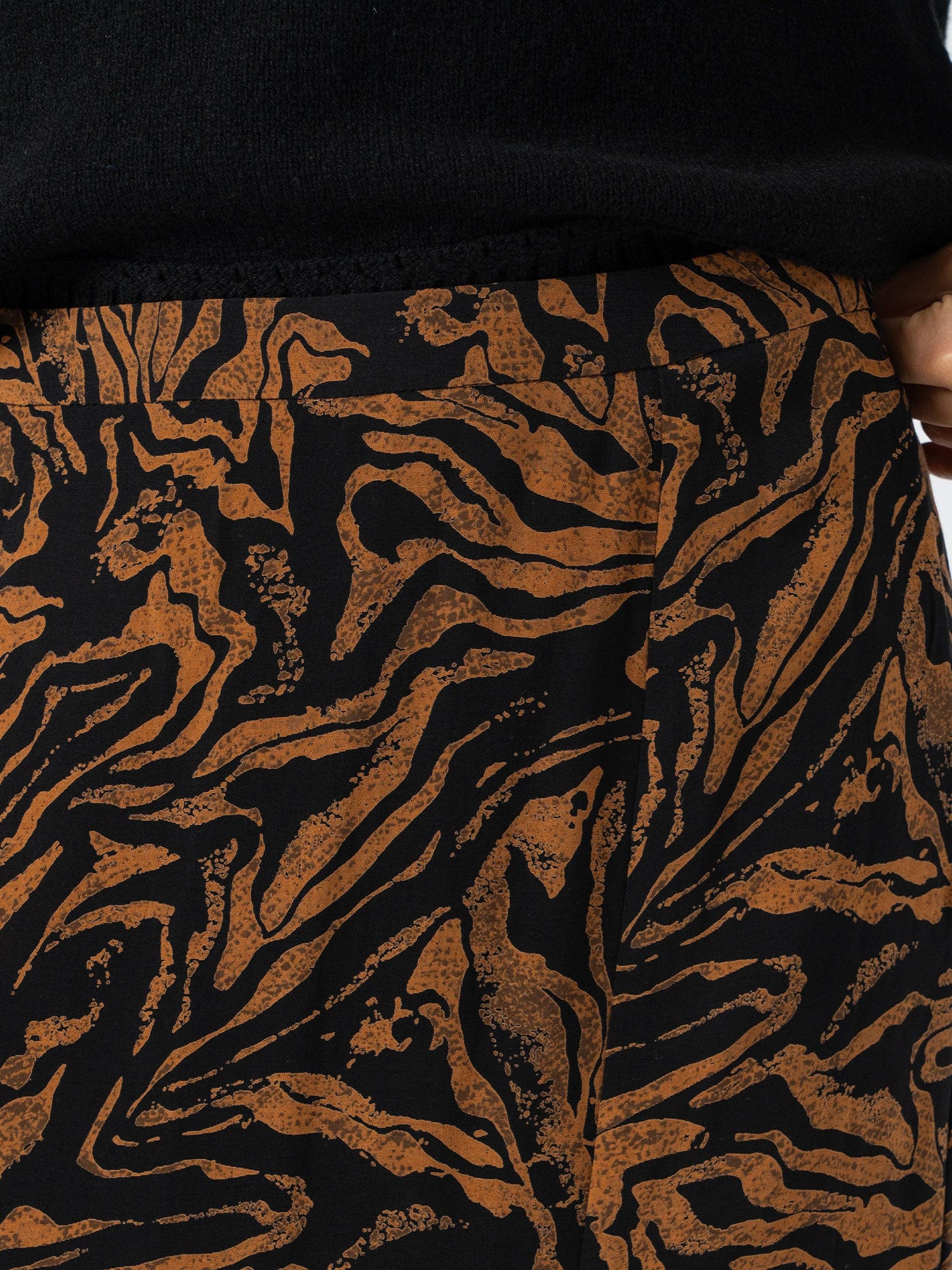 Audrey Skirt - Brown Zebra - Women's Skirts | Saint + Sofia® USA