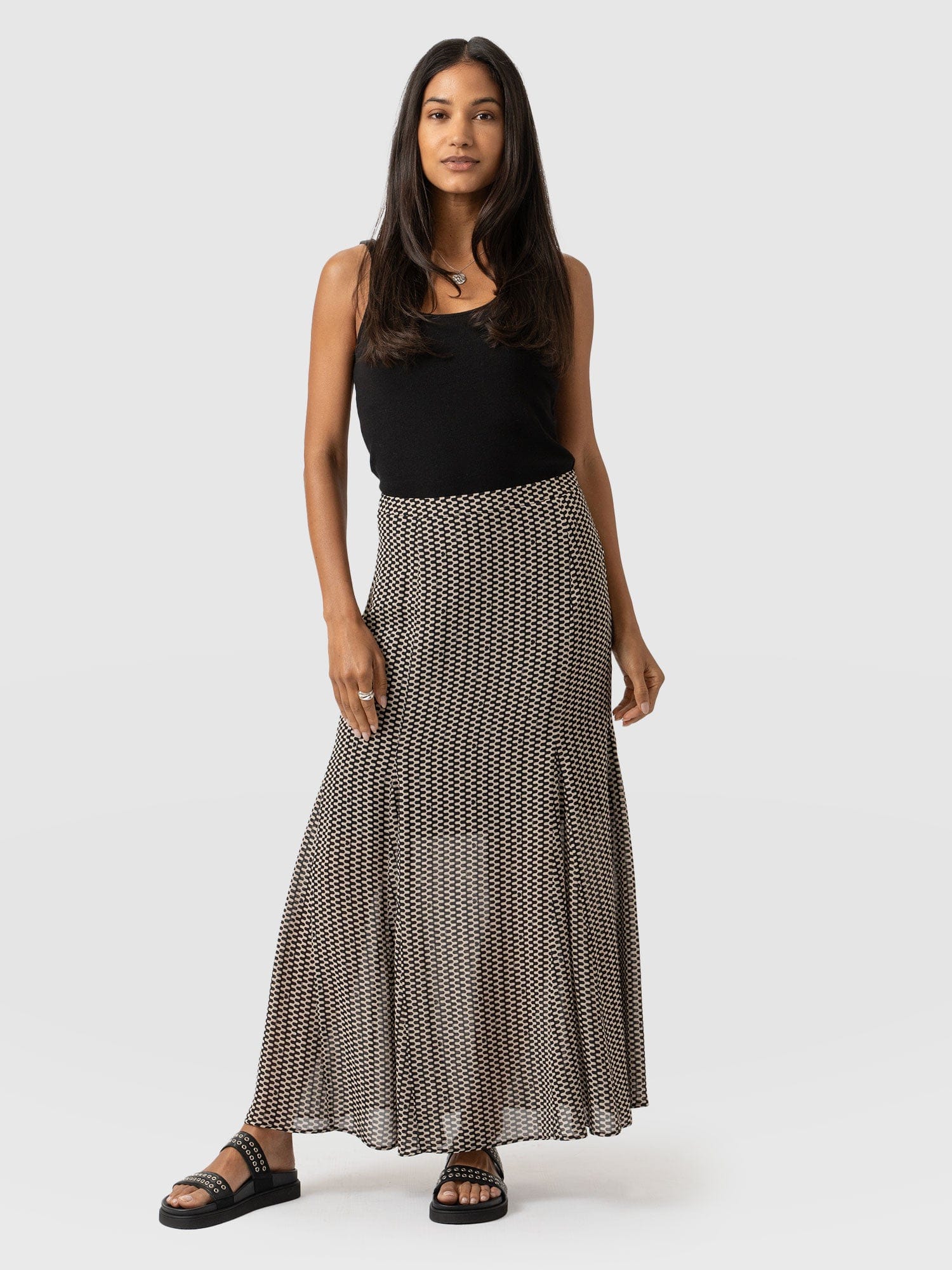 Audrey Skirt Monochrome Wave - Women's Skirts | Saint + Sofia® USA