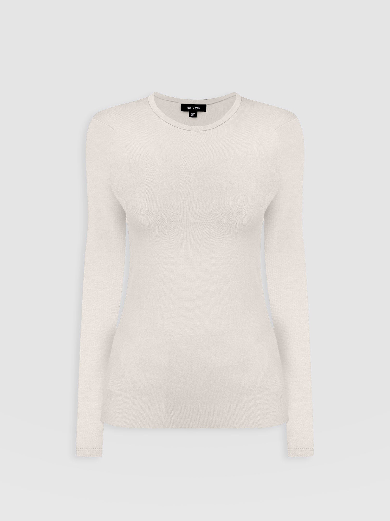 Austen Crew Neck Tee Cream - Women's T-Shirts | Saint + Sofia® US