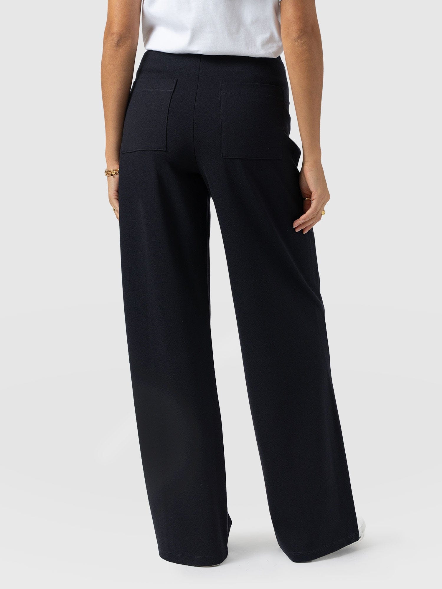 Averie Wide Leg Pant - Navy Molten - Women's Pants | Saint + Sofia® USA