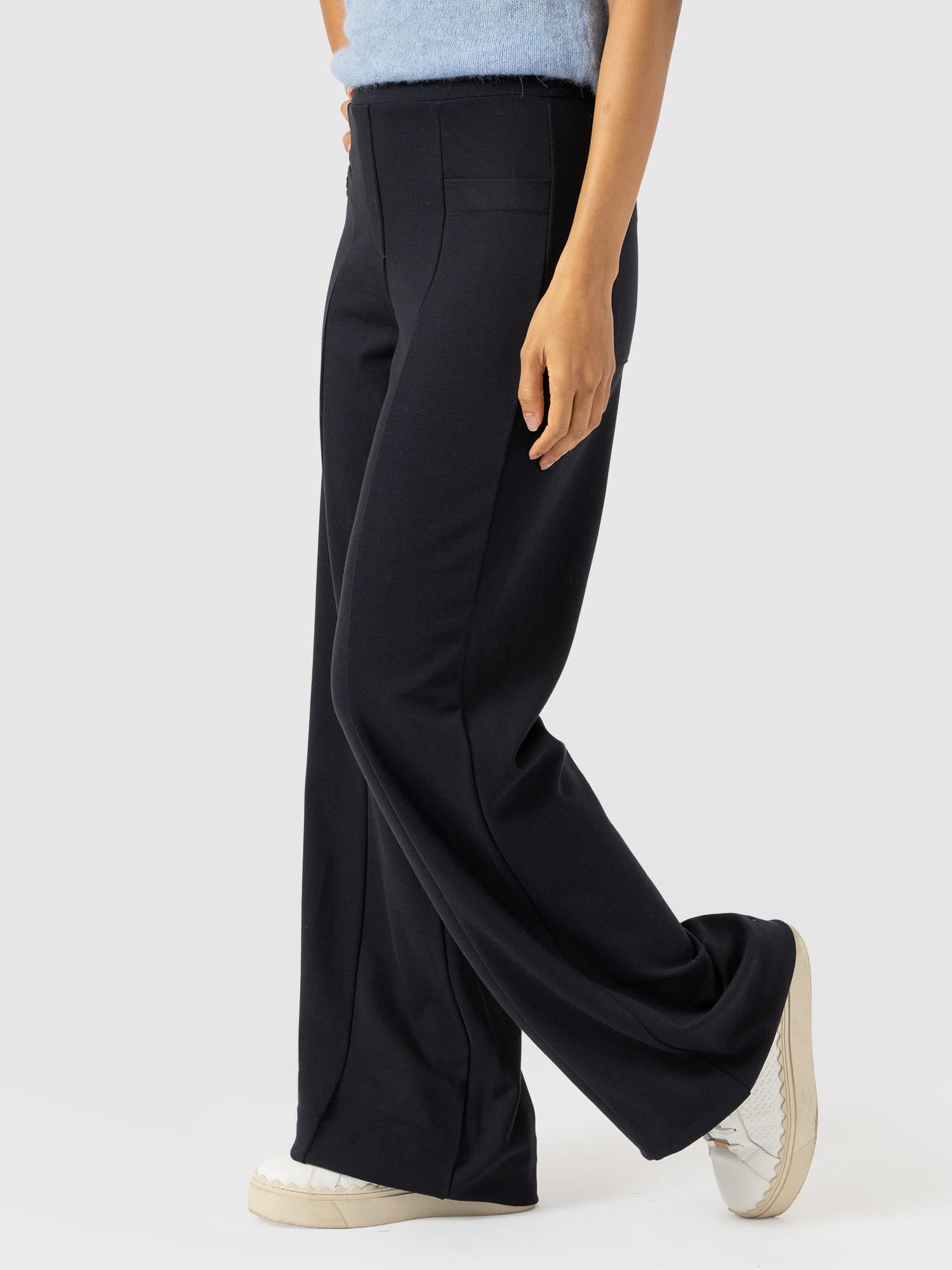 Averie Wide Leg Pant - Navy - Women's Pants | Saint + Sofia® USA