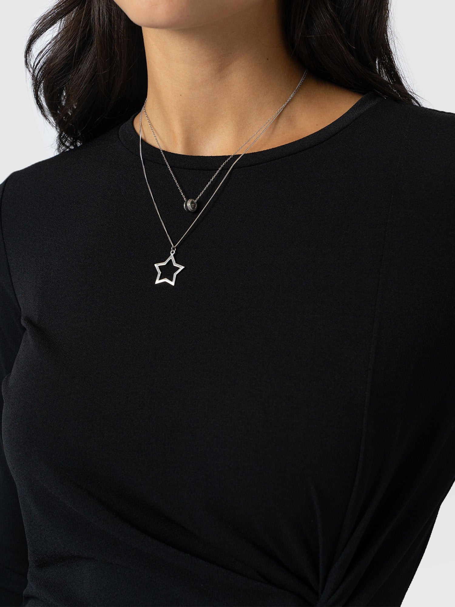 Bailey Knot Dress Black - Women's Dresses | Saint + Sofia® USA