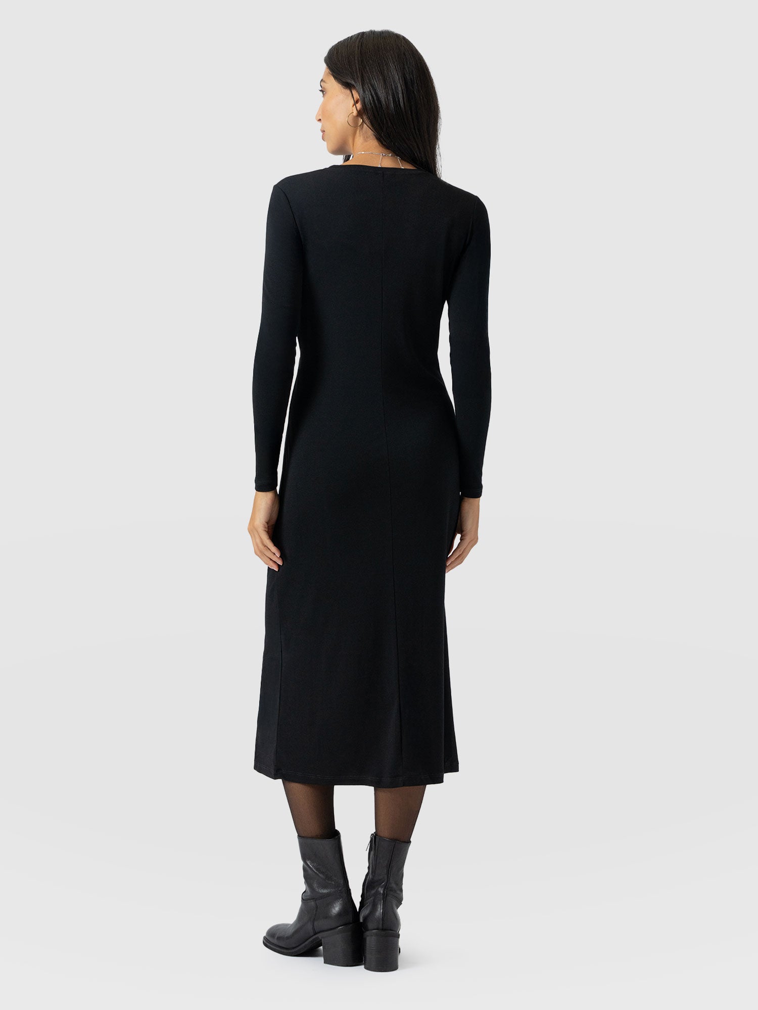 Bailey Knot Dress Black - Women's Dresses | Saint + Sofia® USA