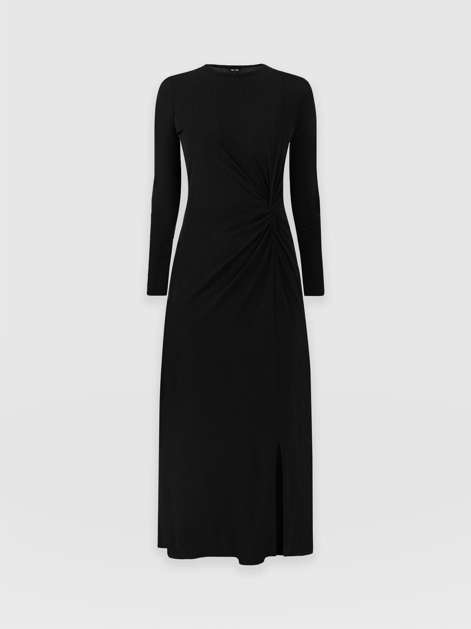 Bailey Knot Dress Black - Women's Dresses | Saint + Sofia® USA