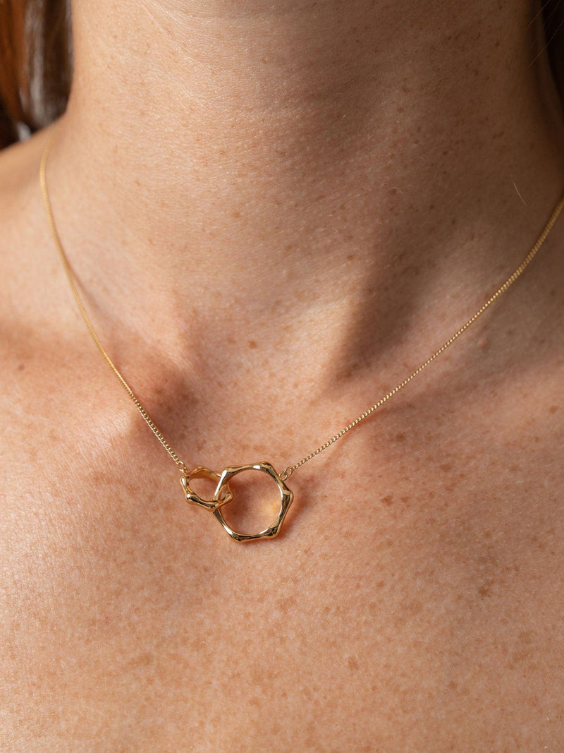 Bamboo Charm Necklace Gold - Women's Jewellery | Saint + Sofia® USA