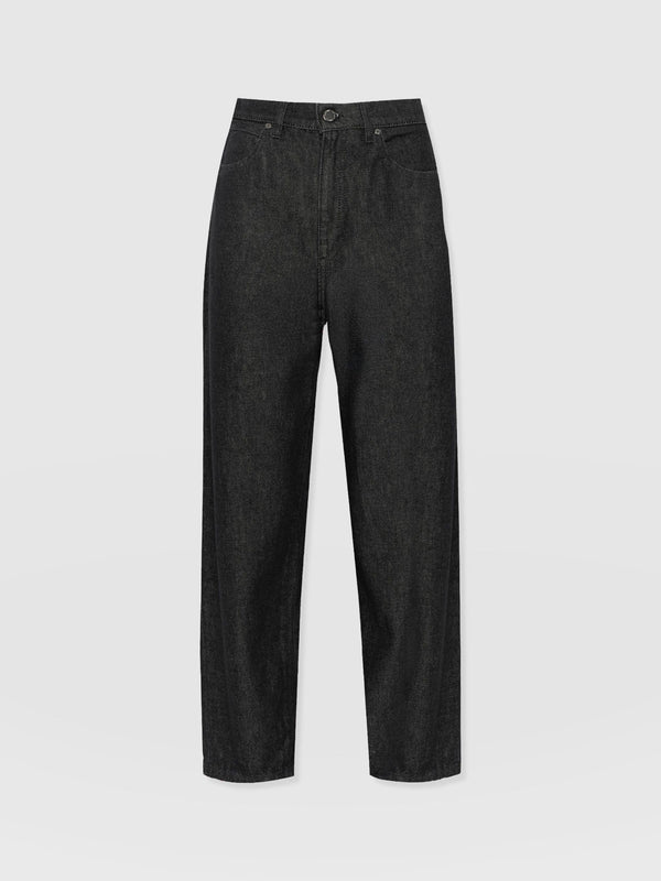 Barrel Leg Jean - Black - Women's Jeans | Saint + Sofia® USA