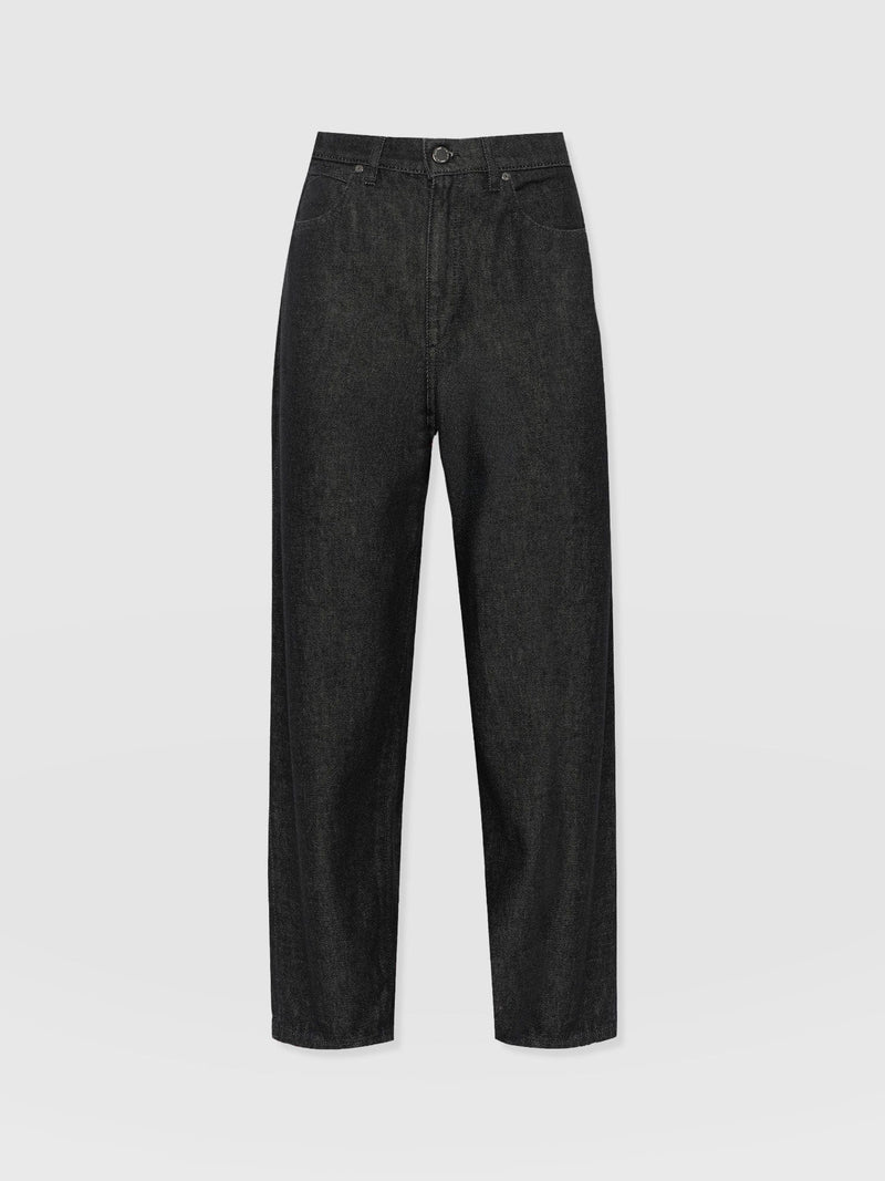 Barrel Leg Jean - Black - Women's Jeans | Saint + Sofia® USA