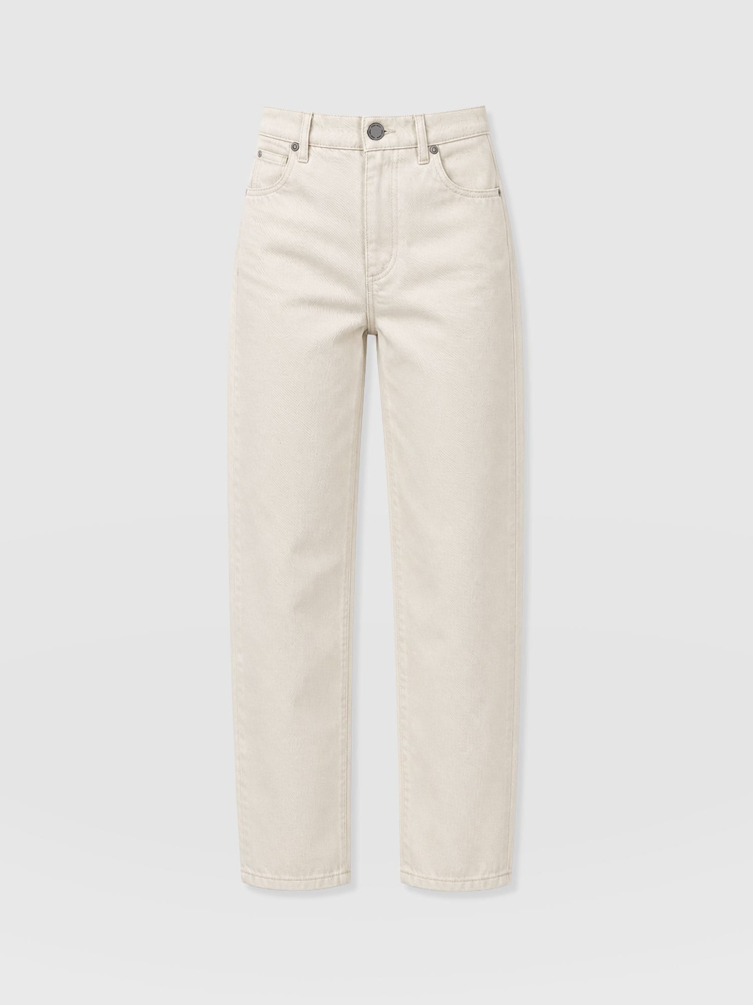 Barrel Leg Jean - Cream - Women's Denims | Saint and Sofia® USA