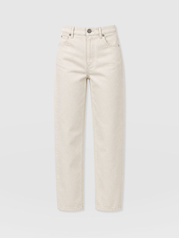 Barrel Leg Jean - Cream