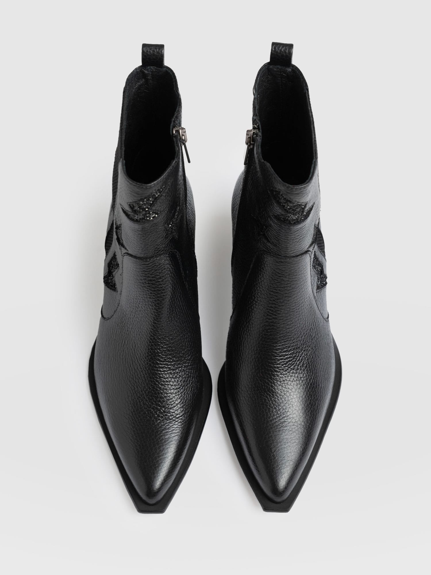 Billie Rock Boot Black - Women's Leather Boots | Saint + Sofia® US