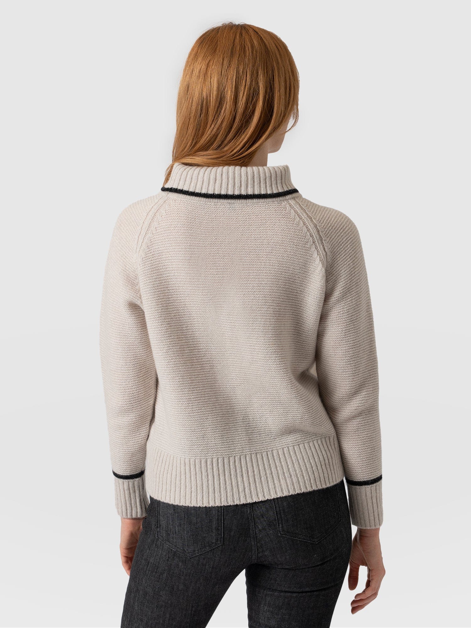 Blake Cashmere Skull Sweater Cream - Women's Sweaters | Saint + Sofia® USA