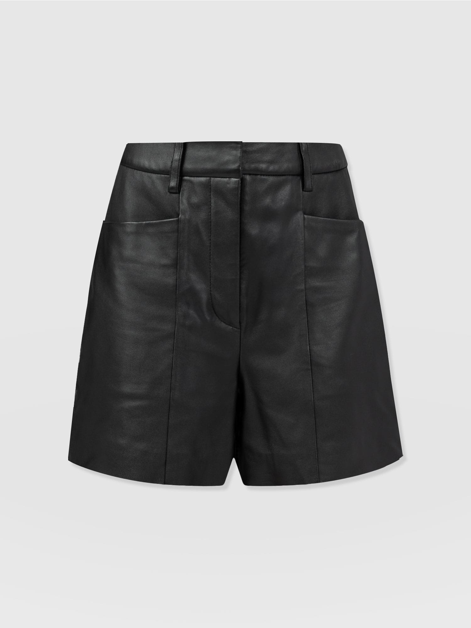 Bonham Leather Short - Black