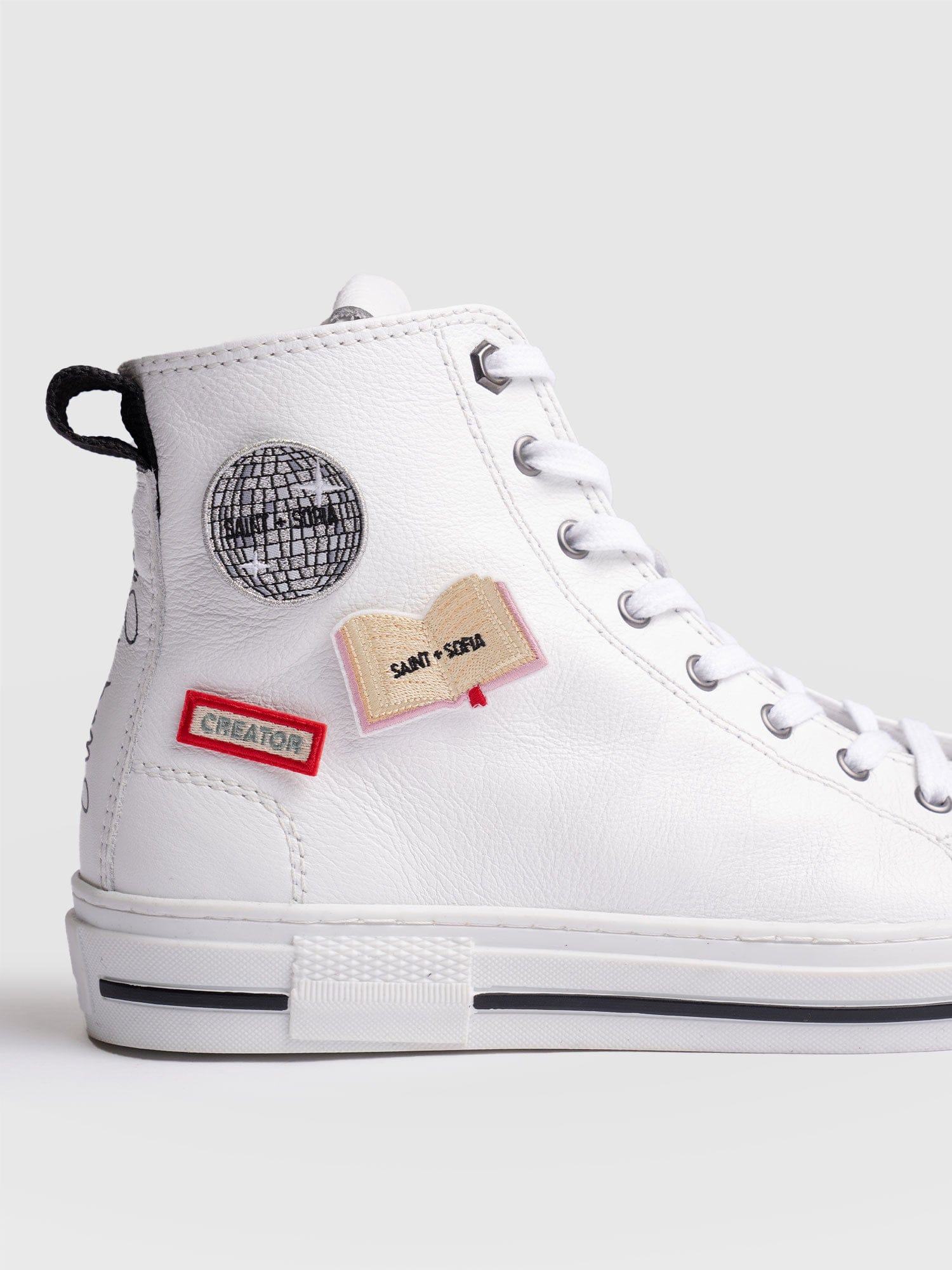 Book Sticker Badge - Cream - Women's Accessories | Saint + Sofia® USA