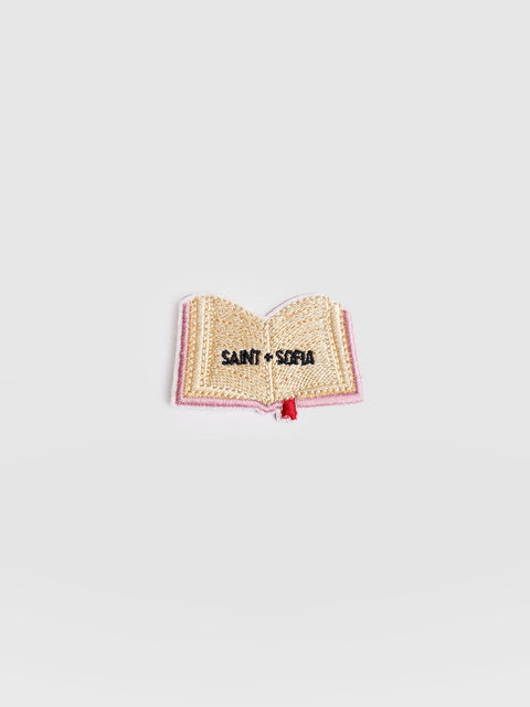Book Sticker Badge - Cream - Women's Accessories | Saint + Sofia® USA