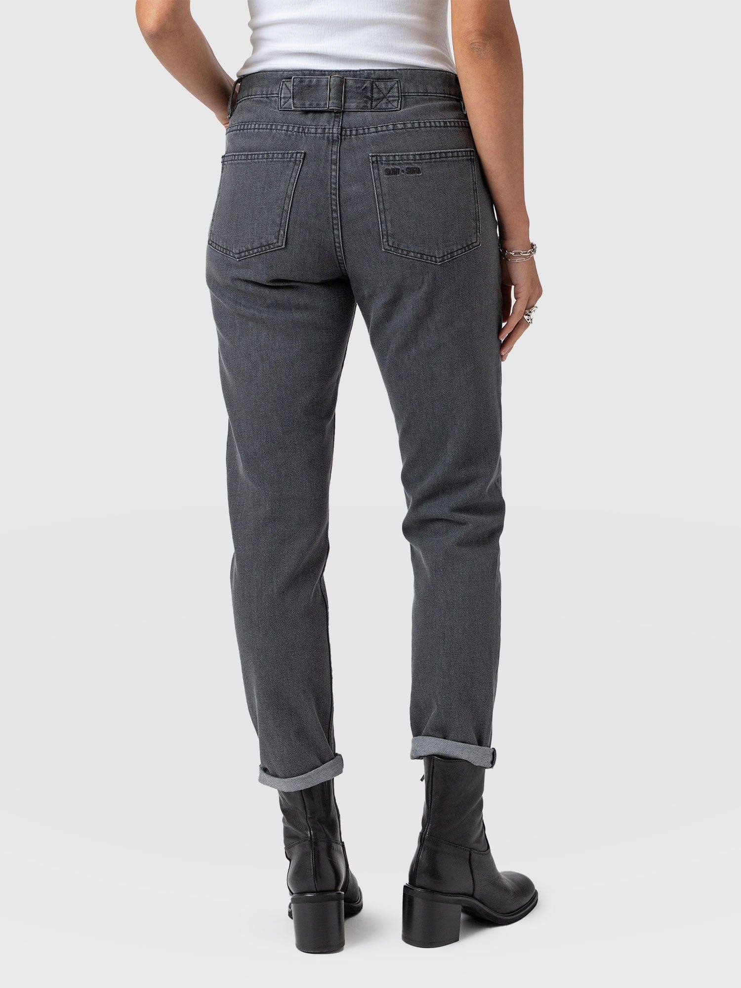 Boyfriend Jeans Black - Women's Jeans | Saint + Sofia® US