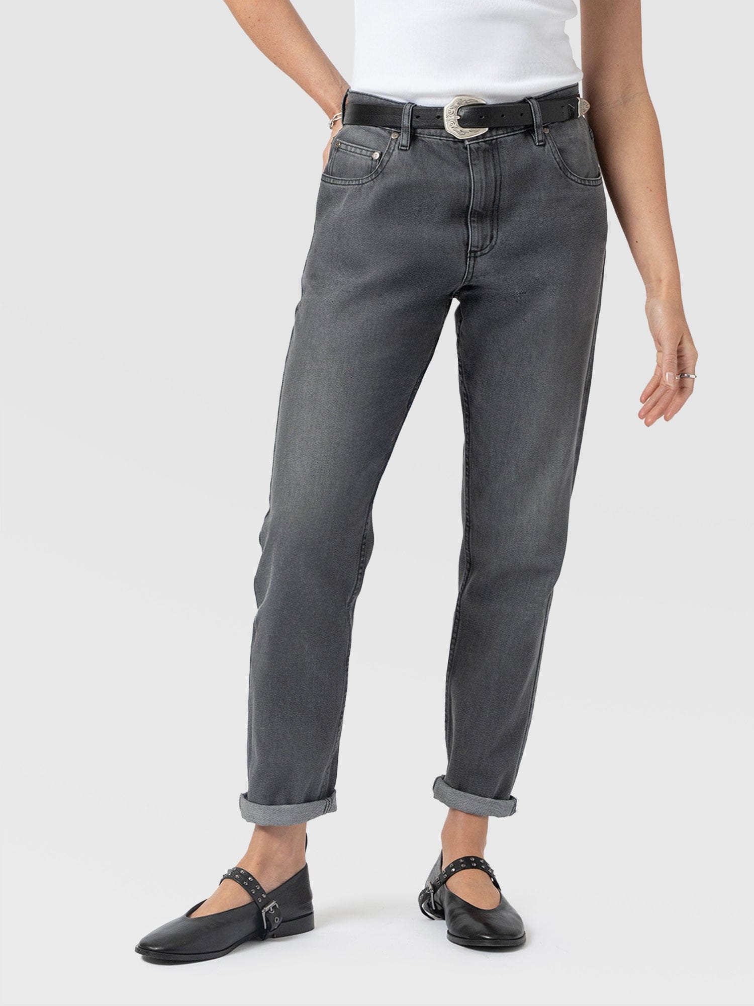 Boyfriend Jeans Black - Women's Jeans | Saint + Sofia® US