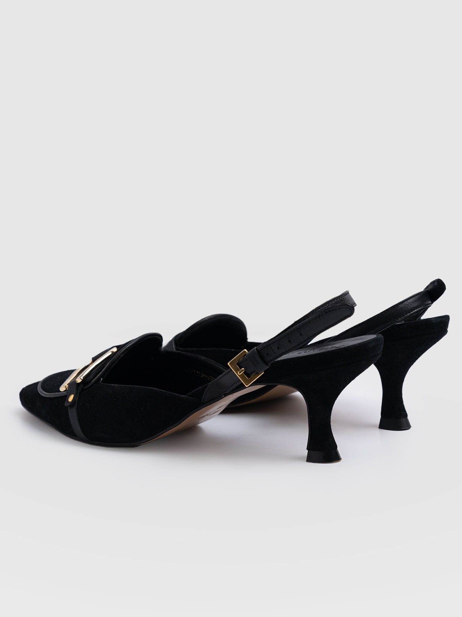 Bridget Sling Back Heels - Black - Women's Sandalss | Saint + Sofia® USA