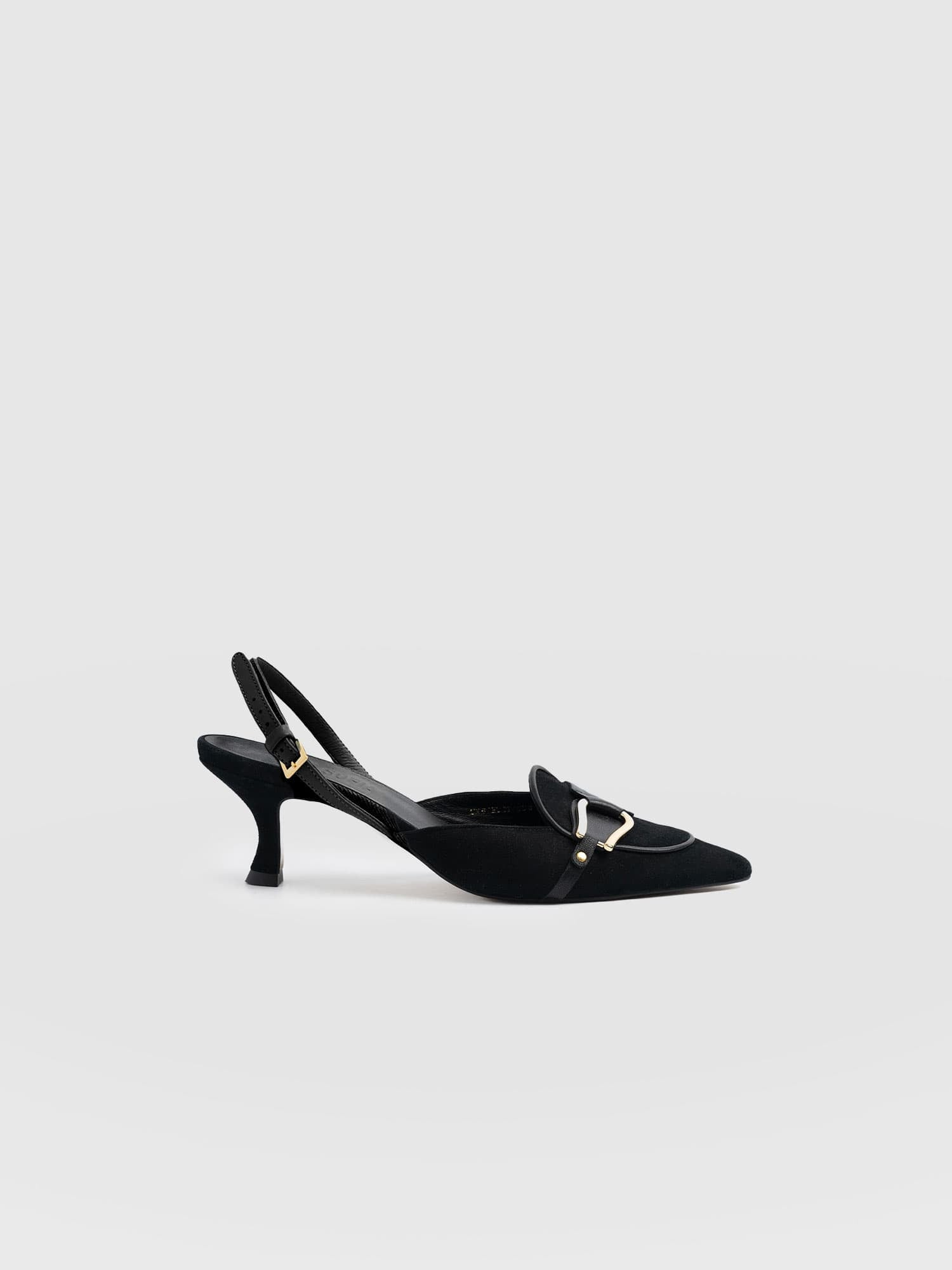 Bridget Sling Back Heels - Black - Women's Sandalss | Saint + Sofia® USA
