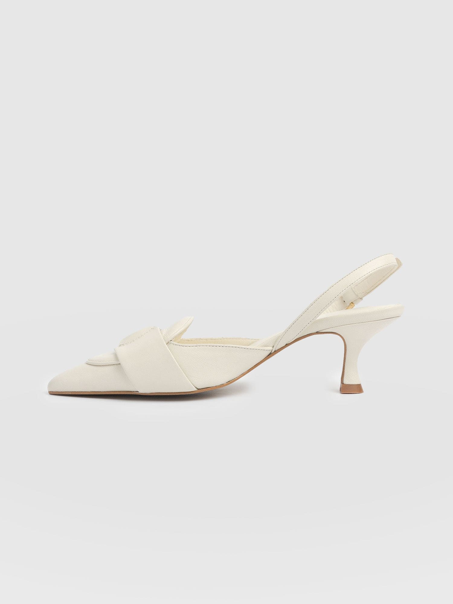 Bridget Sling Back Heels - Cream - Women's Sandalss | Saint + Sofia® USA
