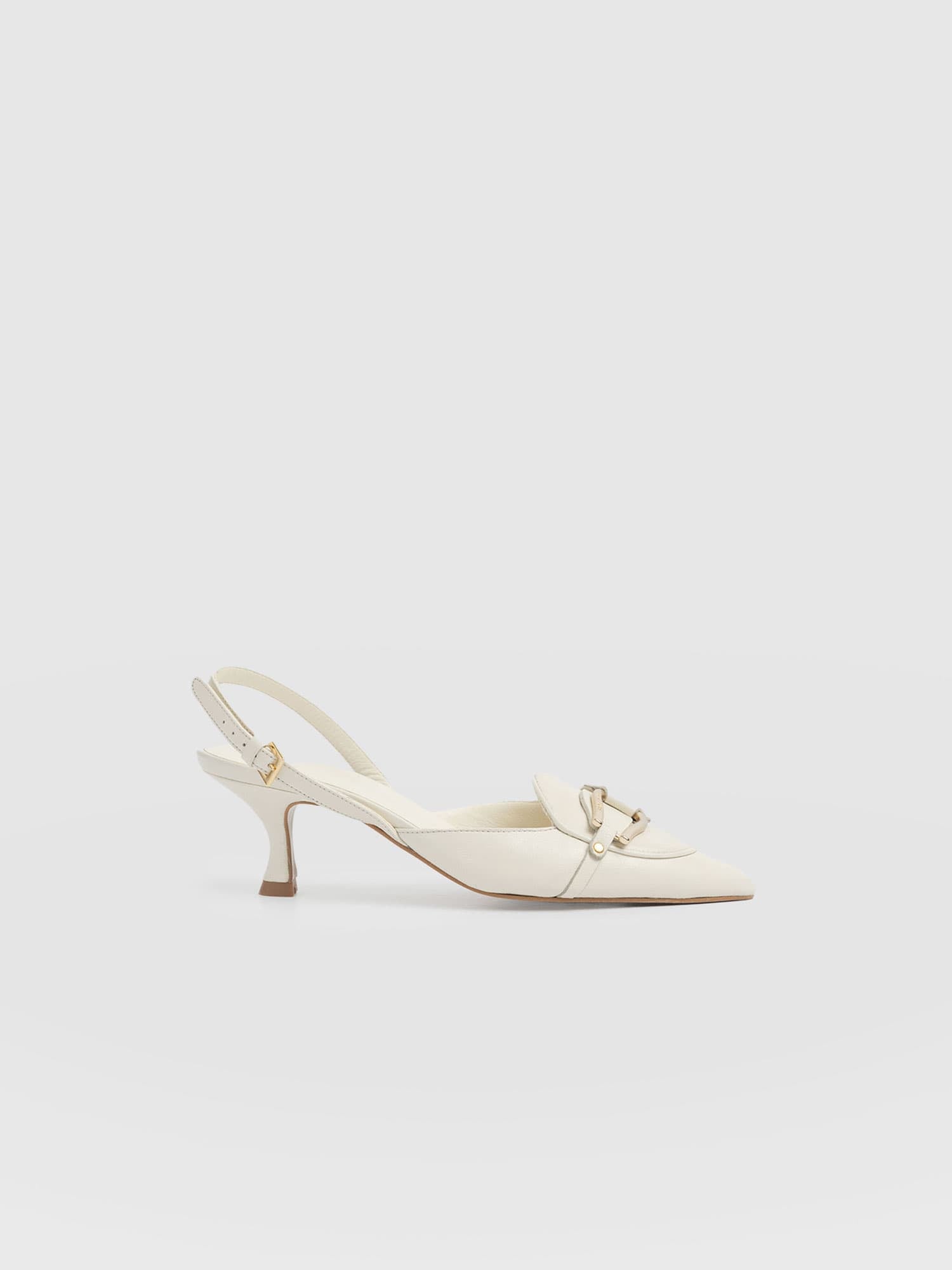 Bridget Sling Back Heels - Cream - Women's Sandalss | Saint + Sofia® USA