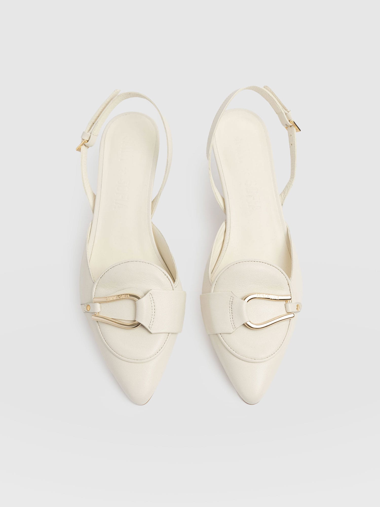 Bridget Sling Back Heels - Cream - Women's Sandalss | Saint + Sofia® USA