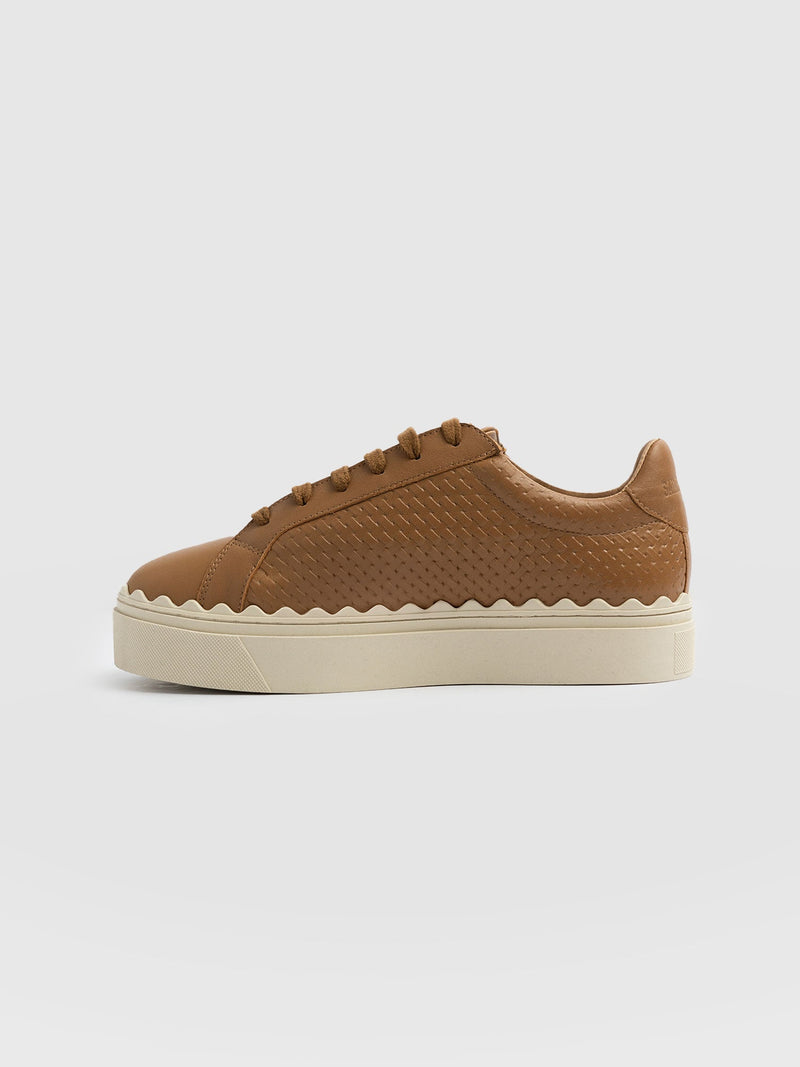 Brook Scallop Sneaker - Tan