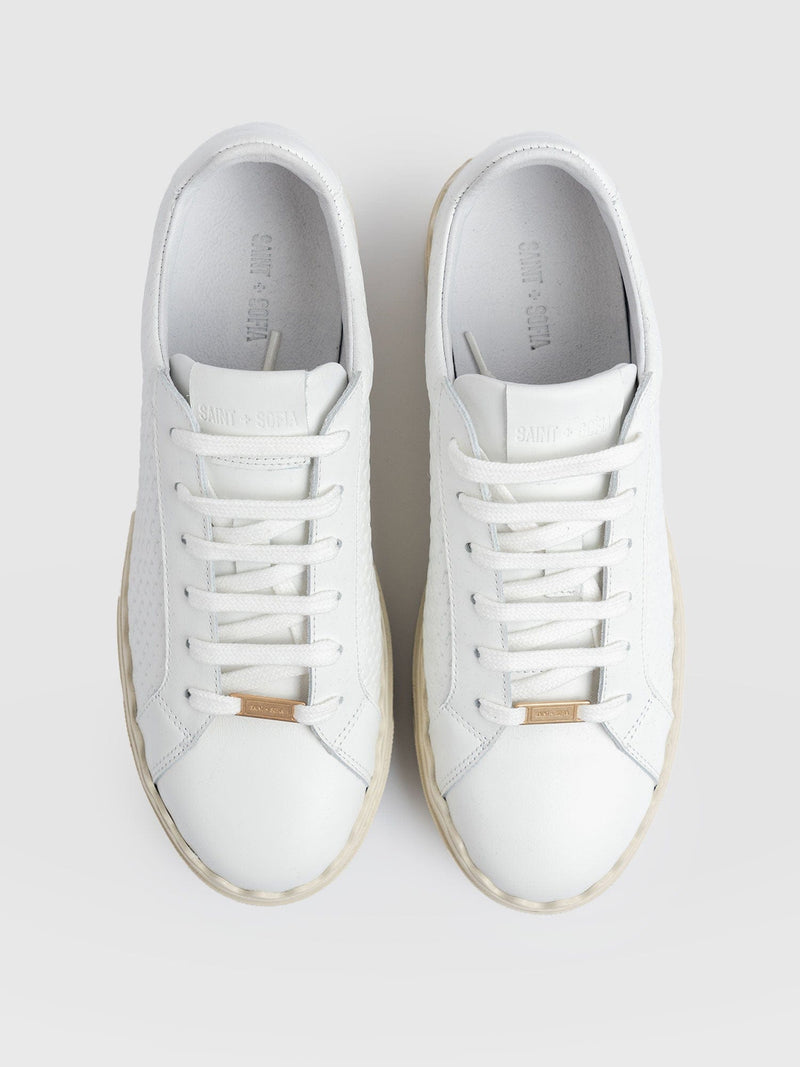 Brook Scallop Sneaker - White