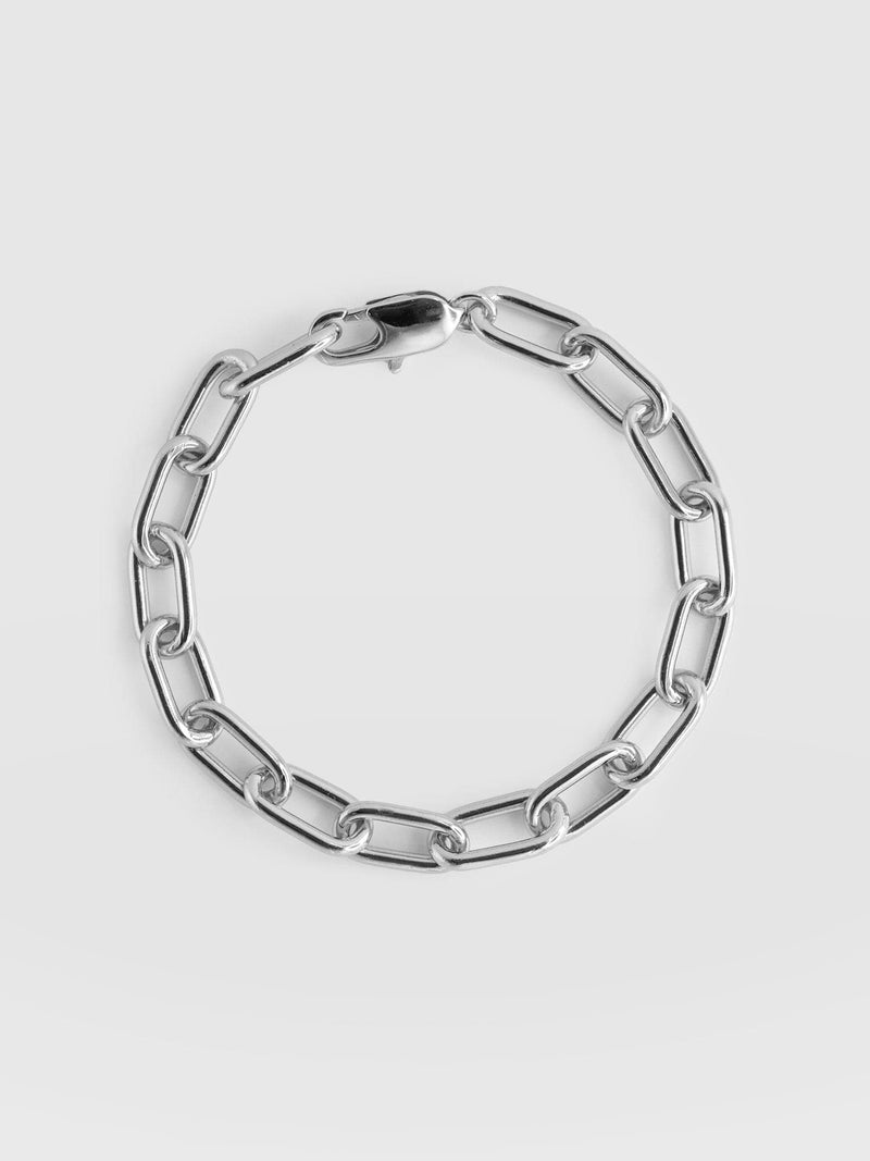 Cable Chain Bracelet Silver - Women's Jewellery | Saint + Sofia® USA