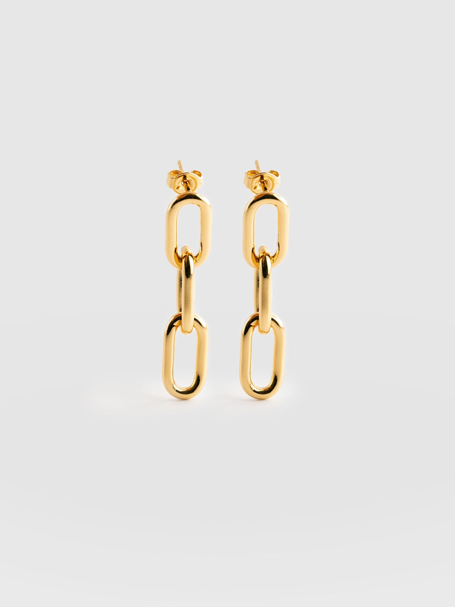 Cable Chain Drop Earrings Gold - Women's Jewellery | Saint + Sofia® USA