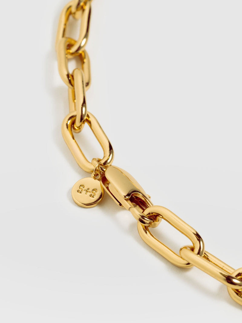 Cable Chain Necklace Gold - Women's Jewellery | Saint + Sofia® USA