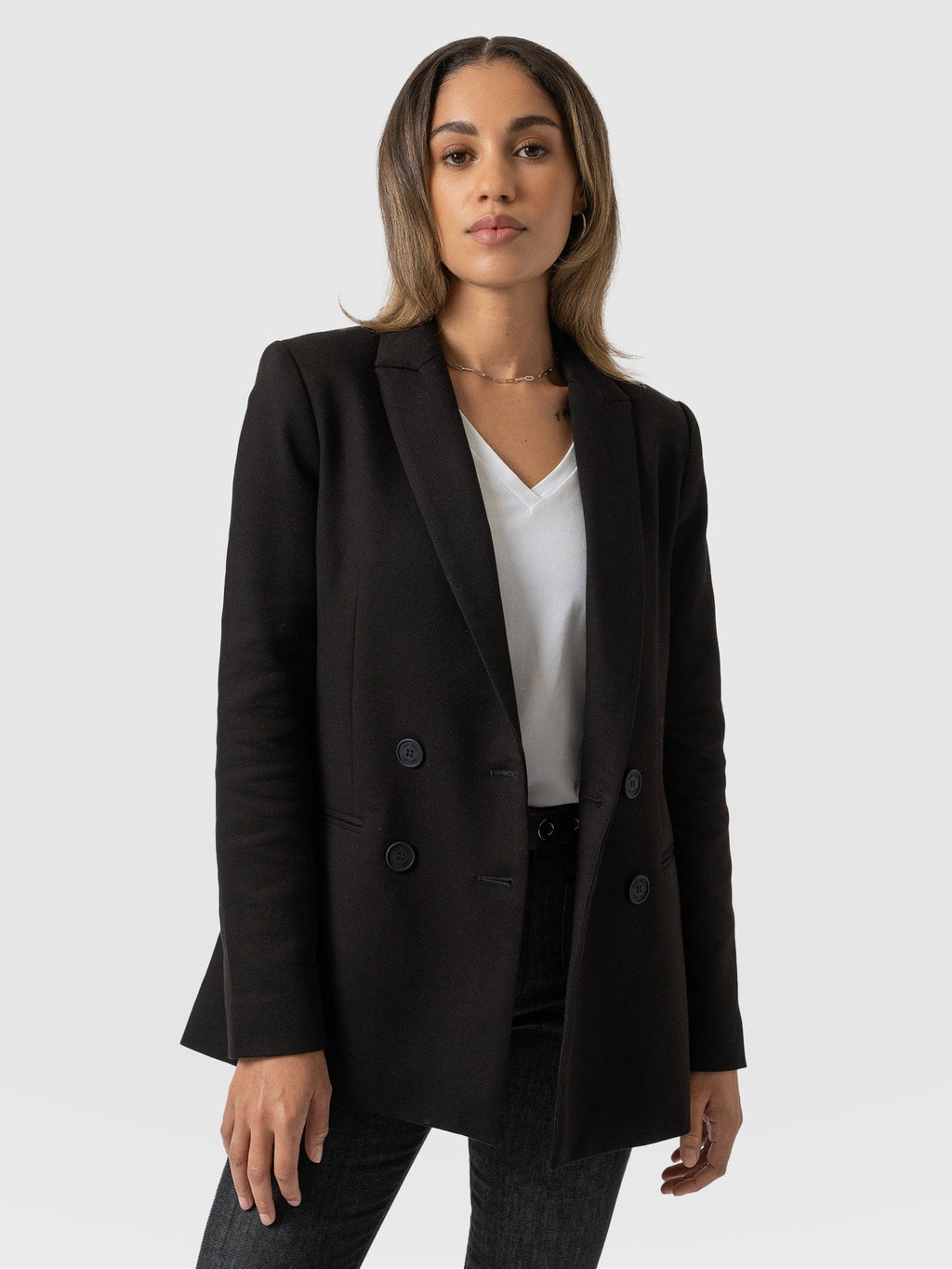 Double-Breasted Fitted Jacket - Ready to Wear
