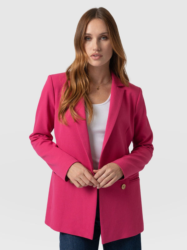 Cambridge Blazer Hot Pink - Women's Blazers | Saint + Sofia® USA
