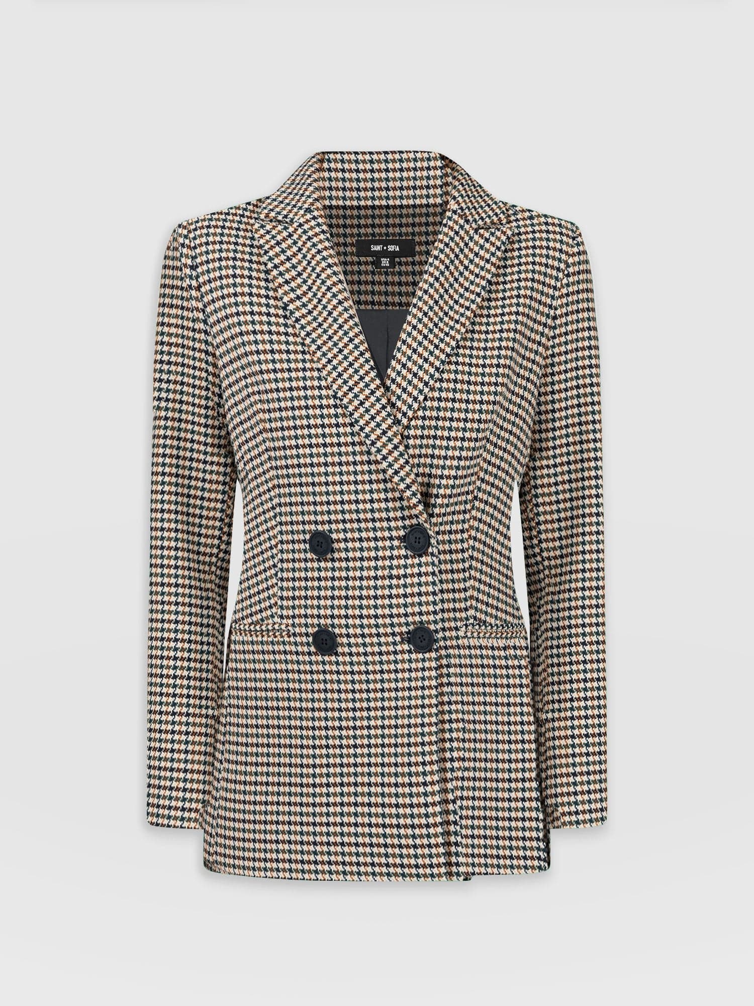 Cambridge Blazer Saxon Jacquard - Women's Blazer | Saint + Sofia® USA