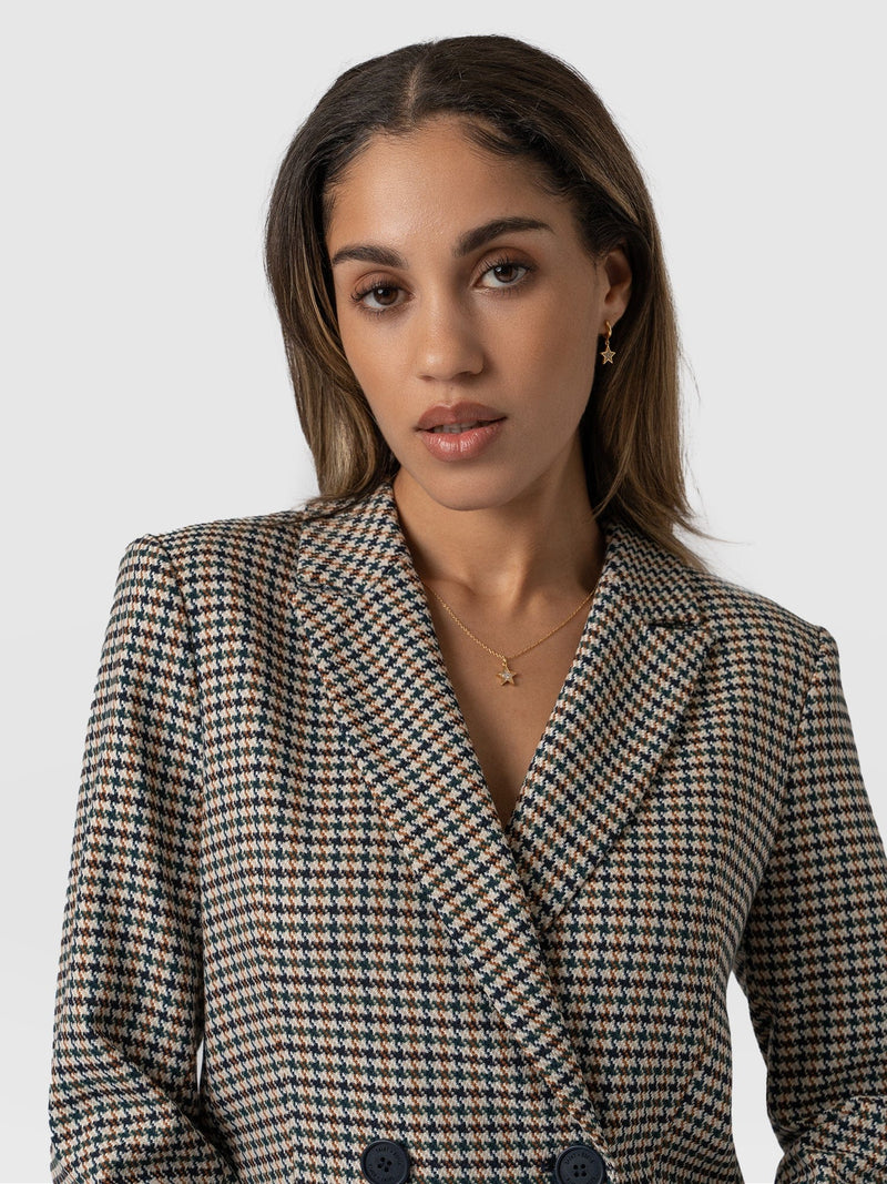 Cambridge Blazer Saxon Jacquard - Women's Blazer | Saint + Sofia® USA