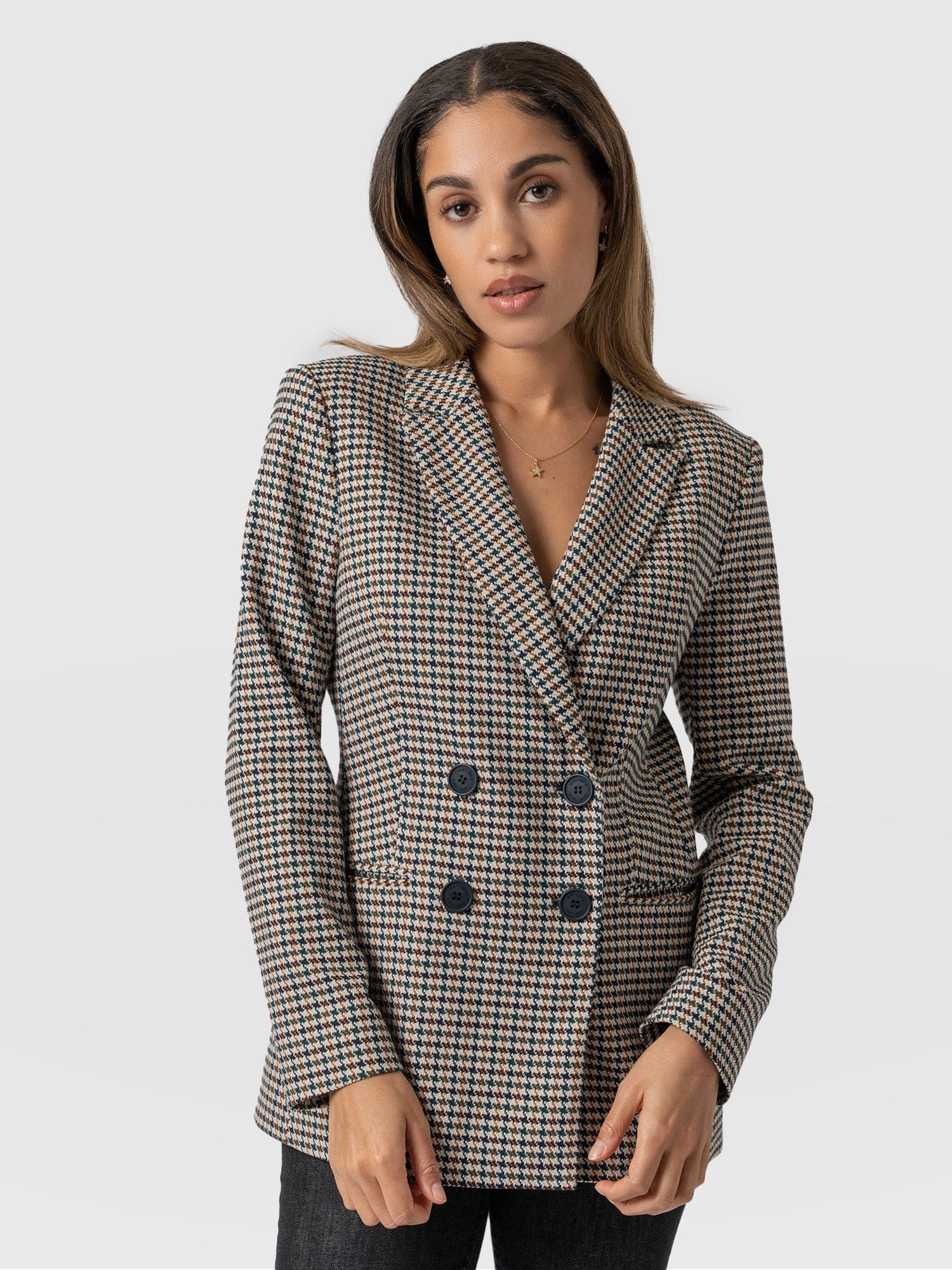 Cambridge Blazer Saxon Jacquard - Women's Blazer | Saint + Sofia® USA ...