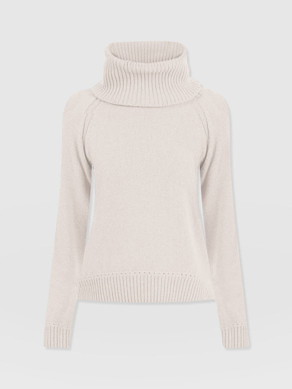 Cambridge Cashmere Sweater Cream - Women's Sweaters | Saint + Sofia® US