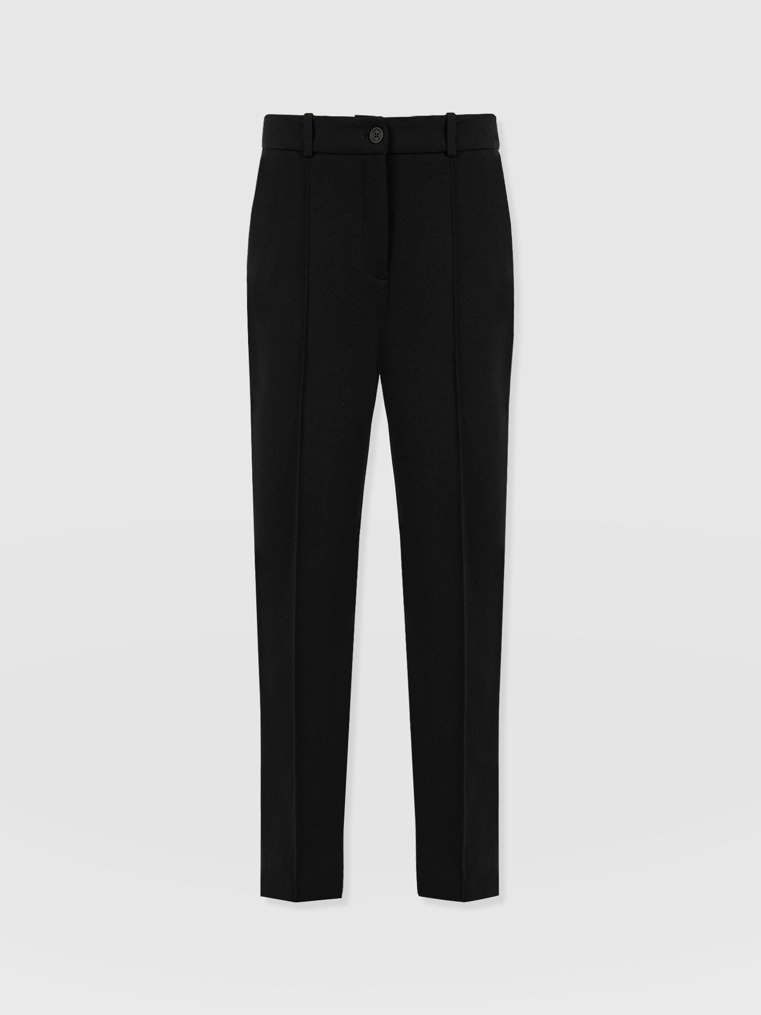 Cambridge Tapered Pant - Black - Women's Trouserss | Saint + Sofia® USA