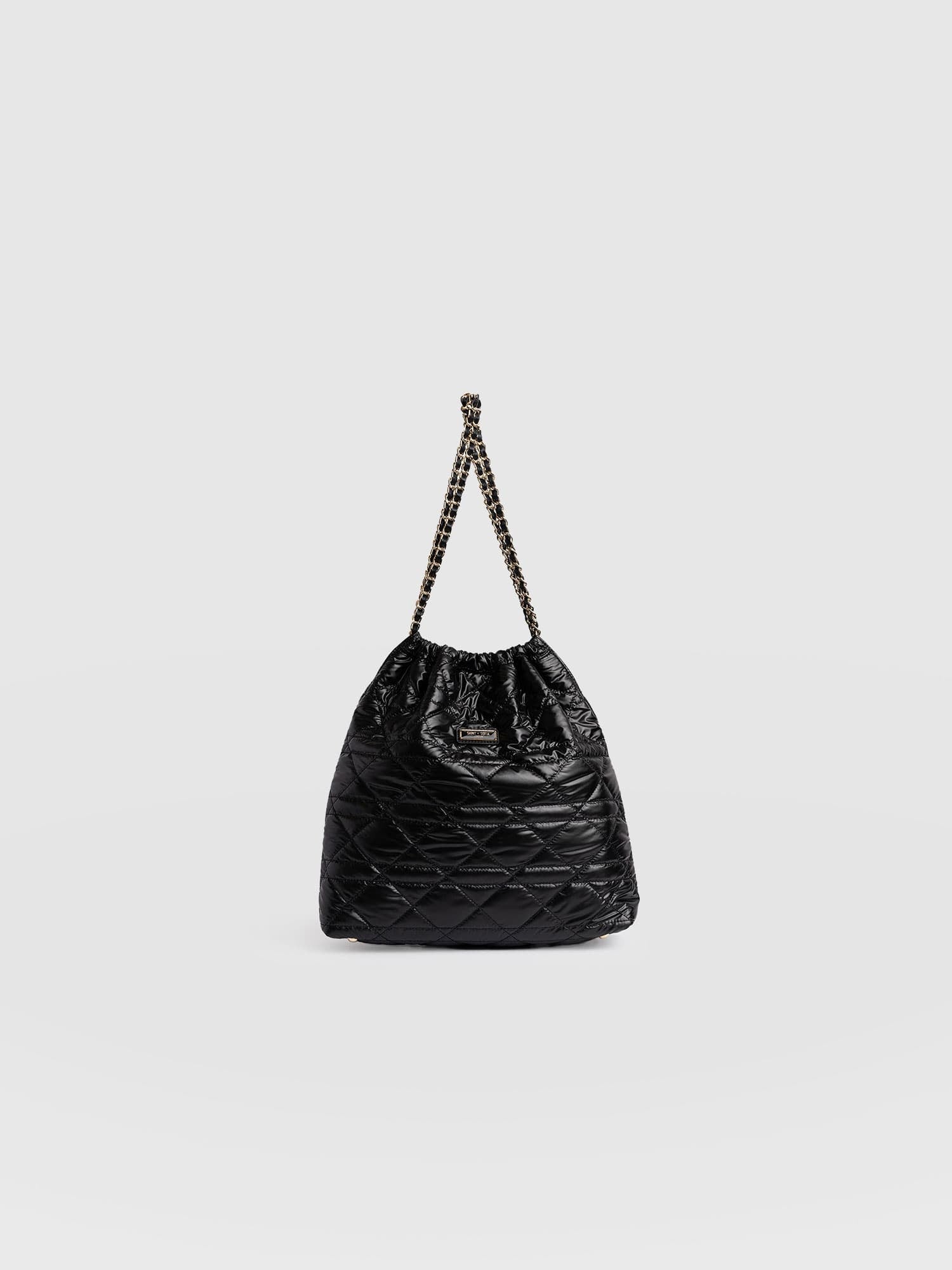 Camilla Drawstring Tote Bag Black - Women's Bags | Saint + Sofia® US