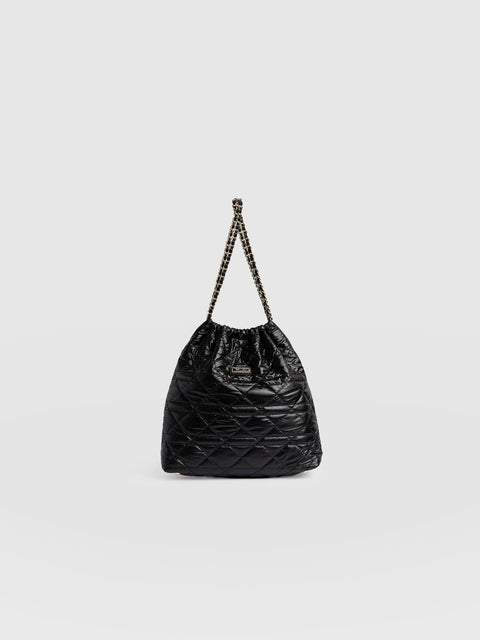Camilla Drawstring Tote Bag Black - Women's Bags | Saint + Sofia® US